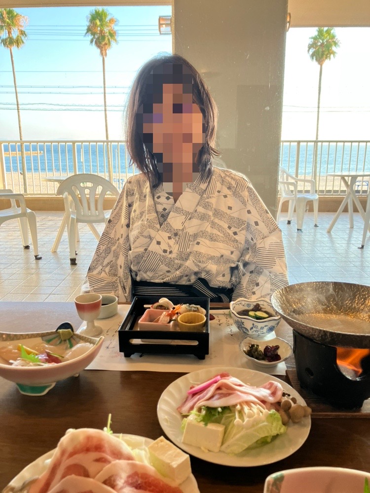 豆千待月 夕食会場