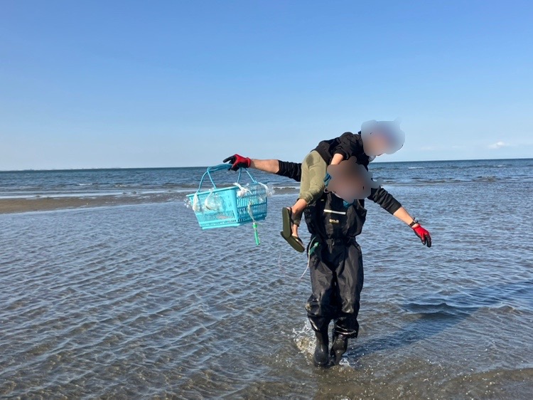 御殿場海岸 潮干狩り場