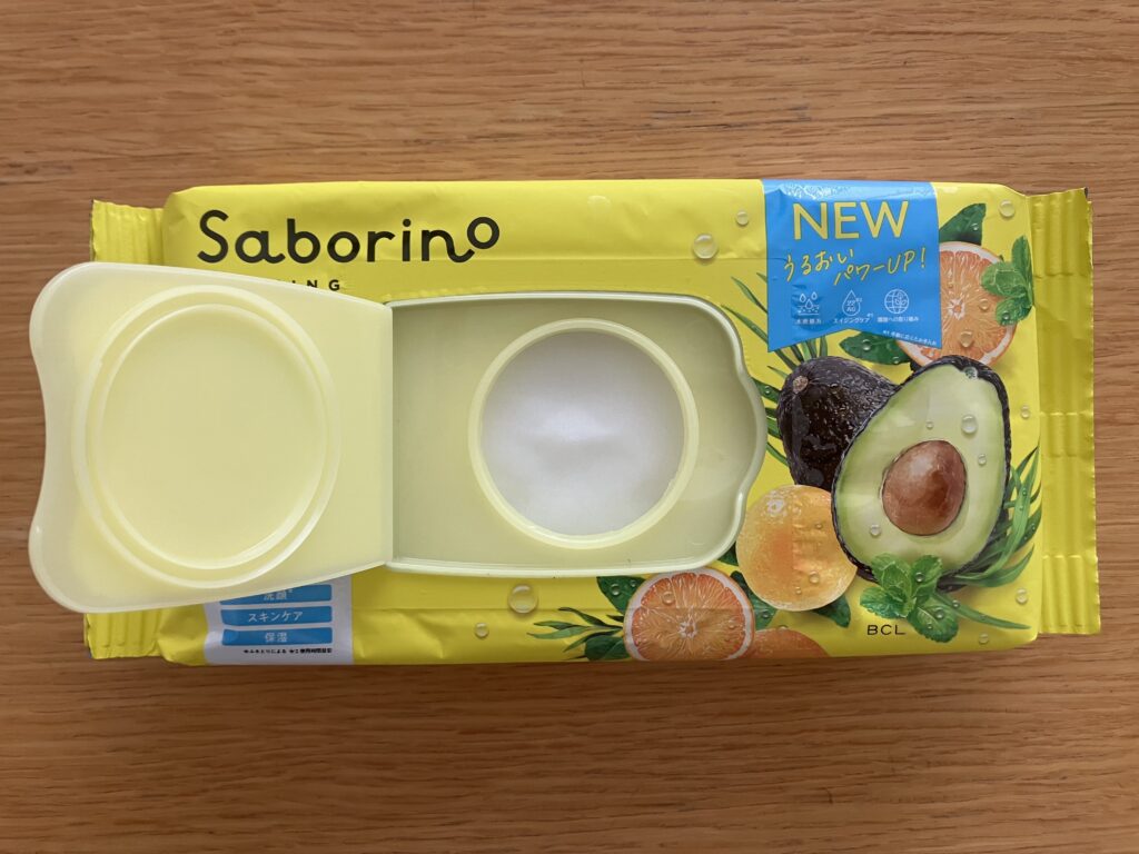 サボリーノ 朝用マスク 開封後