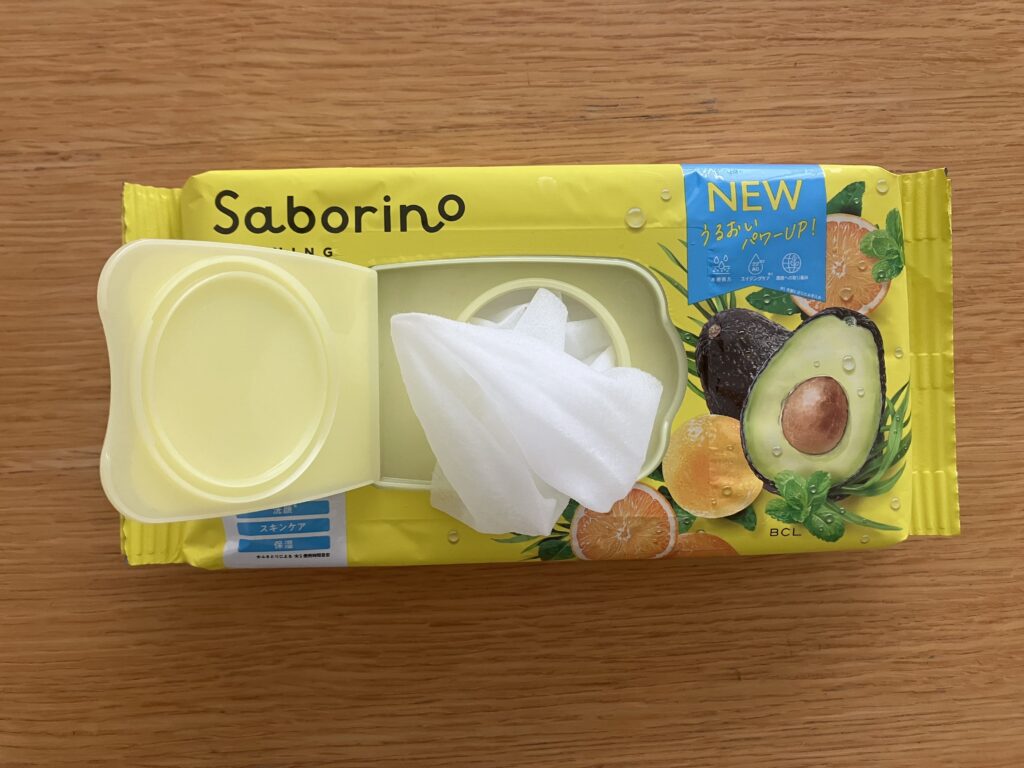 サボリーノ 朝用マスク 取出し
