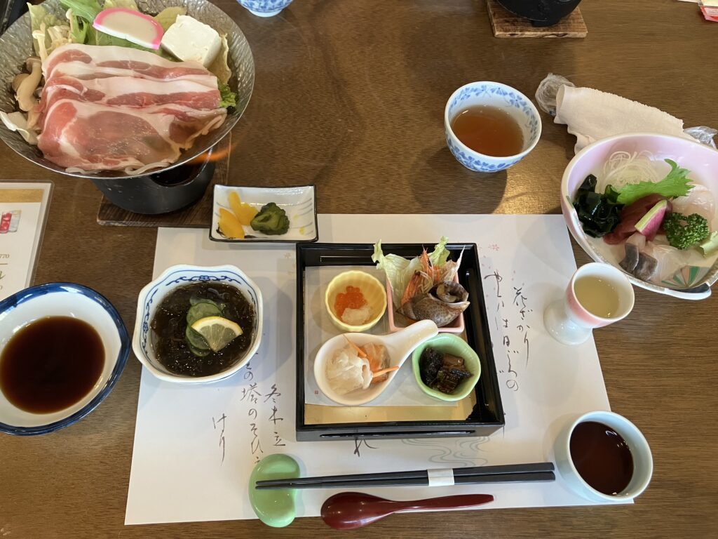 内海海岸 豆千待月 夕食