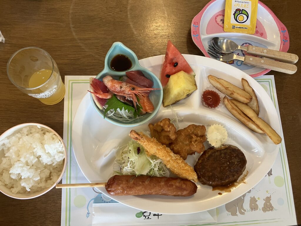 内海海岸 豆千待月 夕食 子ども用